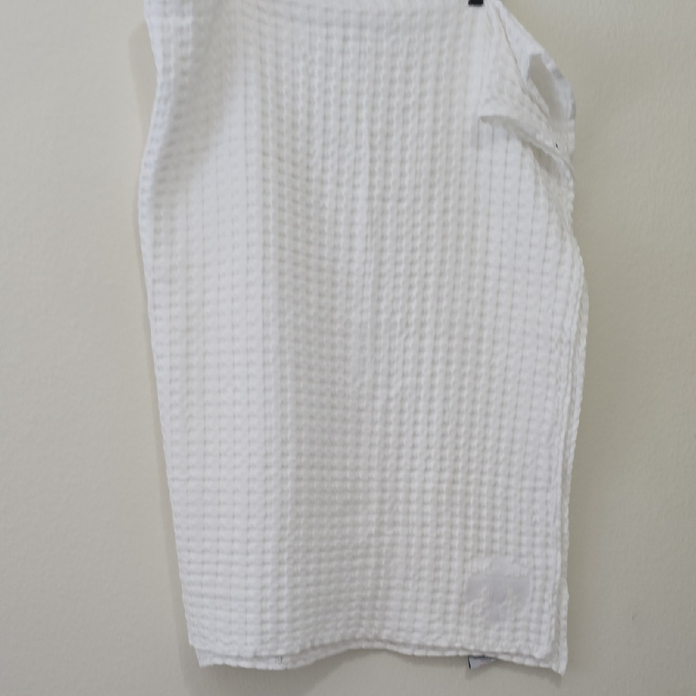 Royal Tradition White Waffle Knit Throw‎ Blanket 52"/72"